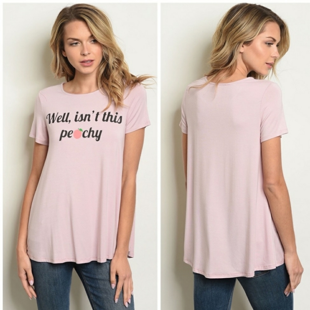 👾 "Well Isn't This Peachy" Top